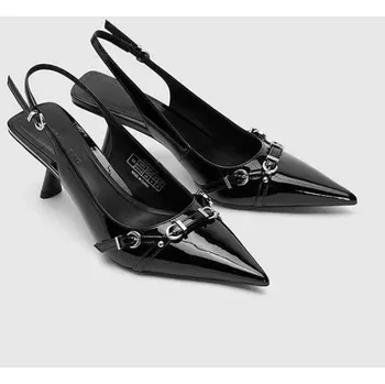 Dámské lodičky Dámské lodičky s ozdobou Barva: Černá, Velikost: 40