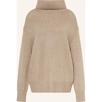 Dámský svetr Lisa Yang Dámský Svetr S Rolákem Holly Z Kašmíru, černošedá, 36