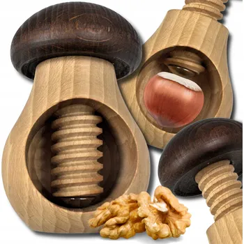 Louskáček Louskáček na ořechy otevřený DREWMAR hnědý