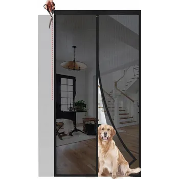 Roleta Moskytiéra proti hmyzu na dveře 160 x 240 cm černá SEKEY