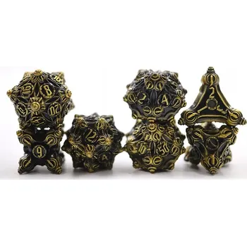 Příslušenství k deskovým hrám DWEEMERSKÉ RUINY SADA 7 KOVOVÝCH RPG kostek