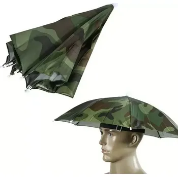 Deštník Deštník na hlavu - maskáčový