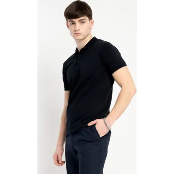 Reporter Young | Chlapecké černé POLO tričko s krátkým rukávem - Barva ČERNÁ, Velikost 176 251-0441B-37-100-1