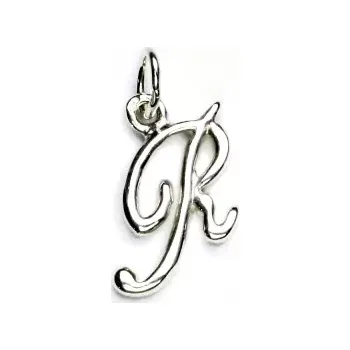 Přívěsek Stříbrný přívěsek, písmenko R - P 437 (Stříbrná abeceda)