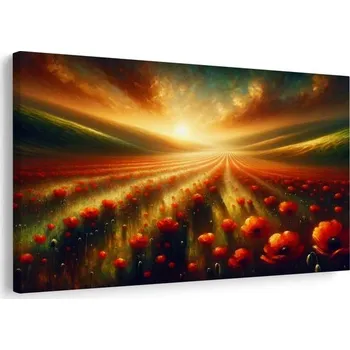 Obraz Dovido Obraz západ nad máky