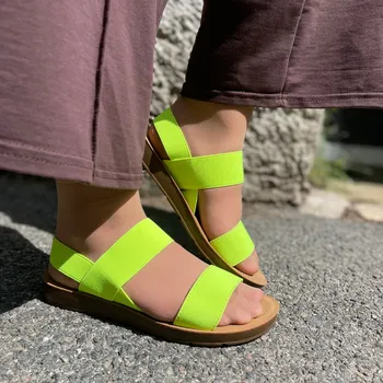 Dámské sandále Dámské sandály žluté 5013-08 Velikost: 39