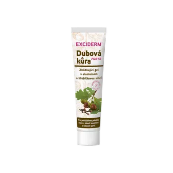 Tělový krém Exciderm Dubová kůra forte gel s alantoinem 75 g