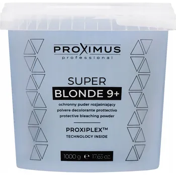 Barva na vlasy Zesvětlující pudr na vlasy až o 9 tónů Proximus Super Blonde 9+ 1000g
