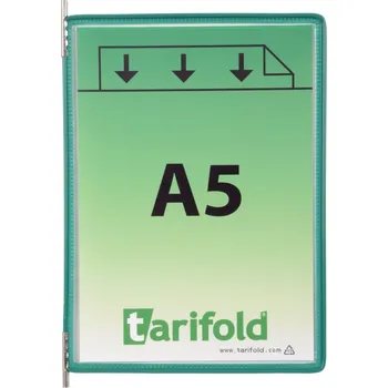 Set školních potřeb djois závěsný rámeček s kapsou, A5, otevřený shora, zelené, 10 ks