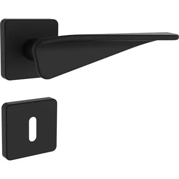 Dveřní kování ROSTEX dveřní kování VICENZA/H (černá) Provedení: BB (pokojový klíč)