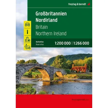 Velká Británie - Severní Irsko 1:200 000 - 1:266 000 / autoatlas