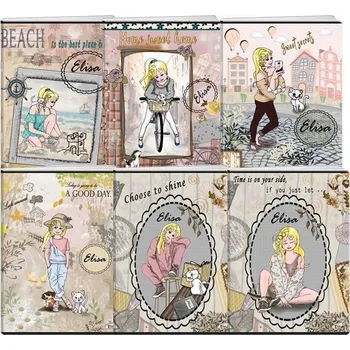 Sešit Školní sešit Elisa A5 mix motivů