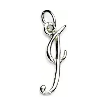 Přívěsek Zlatý přívěsek, bílé zlato, písmenko J - P 437 (Zlaté písmenko)