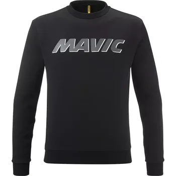 Pánská mikina Mavic MAVIC MIKINA CORPORATE LOGO BLACK YELLOW velikost XL