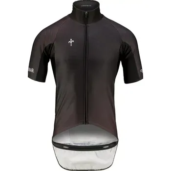 cyklistický dres Wilier Pánský dres WILIER RAIN proof krátký rukáv, černý velikost L