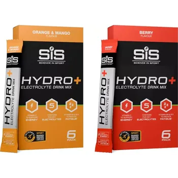 Iontový nápoj SiS SIS Hydro+ Electrolyte Drink Mix, 6 x 4,5 g příchuť pomeranč + mango