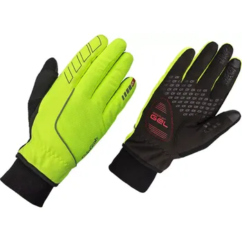 Cyklistické rukavice GripGrab Rukavice GripGrab Windster HI-VIS, fluo/reflex velikost XL