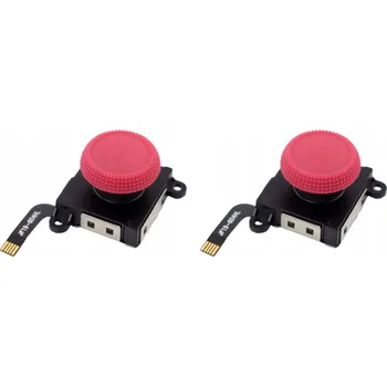 Herní konzole 2X ČERVENÁ ANALOGOVÁ PÁČKA JOY-CON S HALLOVÝM EFEKTEM PRO NINTENDO SWITCH LITE OLED