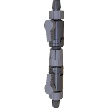 Přílušenství k akvarijnímu filtru INVITAL Dvojité kohouty k hadicím 12/16 mm