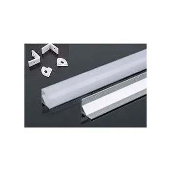 LED páska Hliníková lišta rohová Alu profil MS-601 pro LED pásek 8-10mm délka 2m