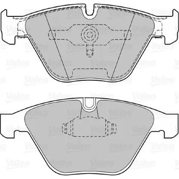 Brzdová destička VALEO Brzdové destičky 598410