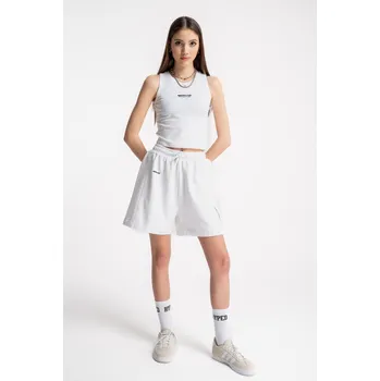 Reporter Young | Dívčí bílé krátké teplákové kraťasy - Barva BÍLÁ, Velikost 170 251-0113G-40-200-1