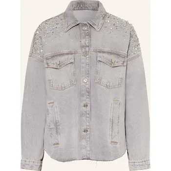 Dámská halenka Liu Jo Dámská Džínová Bunda S Ozdobnými Kamínky, 87472...
