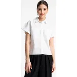 Reporter Young | Dívčí bílá oversize košile s krátkým rukávem a zapínáním na knoflíky - Barva BÍLÁ, Velikost 164 251-0330G-04-200-1