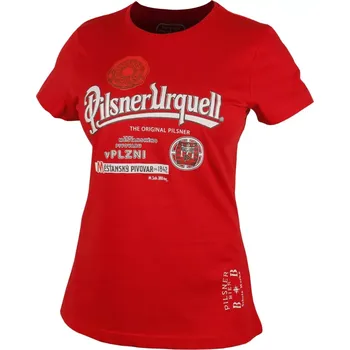 Dámské tričko Dámské triko Pilsner Urquell červené sud, vel. L