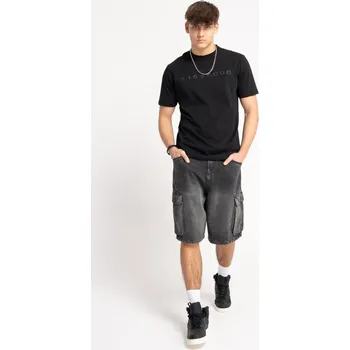 Chlapecké kraťasy Reporter Young | Chlapecké černé džínové šortky s prostornými kapsami - Barva ČERNÁ, Velikost 152 251-0114B-55-004-1