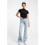 Reporter Young | Dívčí černá roláková halenka s žebrovaným úpletem - Barva ČERNÁ, Velikost 170 251-0440G-10-100-1