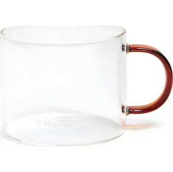 Sklenice Skleněný šálek | GLOSSY | s uchem medová | 0,44 l | 837079