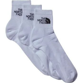 Pánské ponožky Pánské ponožky The North Face Multi Sport Cush Quarter Sock 3P Velikost ponožek: S / Barva: bílá