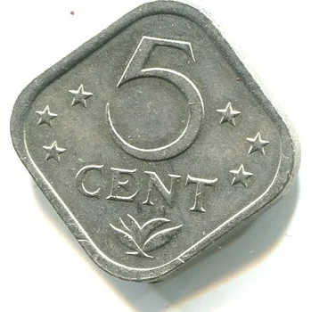 Nizozemské Antily. 5 cent 1975.