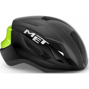 Cyklistická přilba Helma MET STRALE černá/reflex žlutá Varianta: L