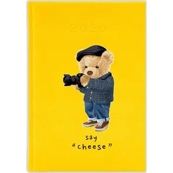 Diář Knižní diář 2026 A5 FunnyCase žlutý