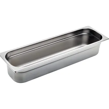 Gastronádoba nerezová plná GN 2/4 530 x 162 mm, hloubka: 100 mm