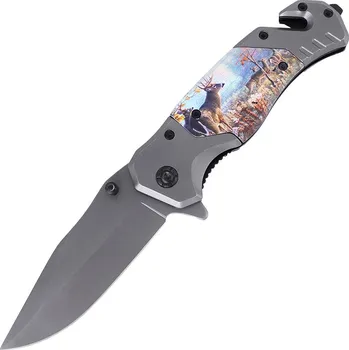 kapesní nůž Kapesní lovecký nůž s Jelenem (originální dárek pro myslivce)