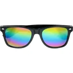 Duhové zrcadlové sluneční brýle Wayfarer