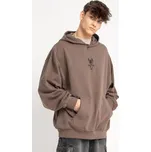 Reporter Young | Chlapecká hnědá mikina s kapucí a potiskem ŠTÍRA - Barva HNĚDÁ, Velikost 152 251-0551B-15-700-1