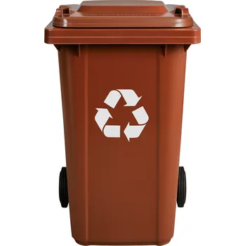 Odpadkový koš JAKS Koš na tříděný odpad 120 l Barevné varianty: hnědá