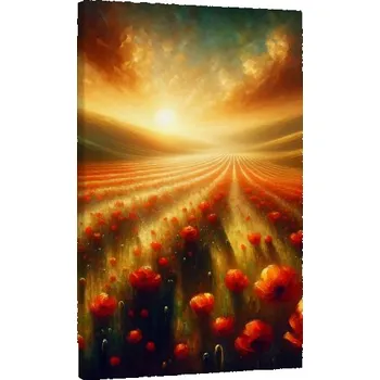 Obraz Dovido Obraz máky v zapadajícím slunci