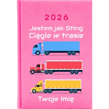 Kalendář Knižkový kalendář 2026 A5 Cute Cups růžový