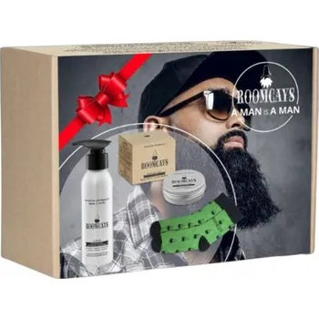 Péče o vousy Sada pro péči o vousy Roomcays šampon na vousy + modelovací vosk + ponožky