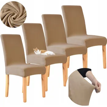Prostěradlo Potah na židli MEBLE ODNOWA béžový