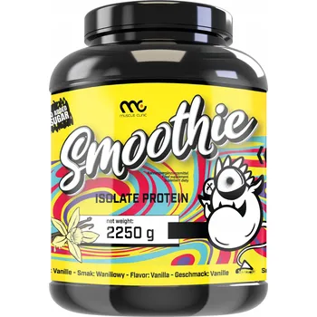 Protein MUSCLE CLINIC Smoothie ISO 2250g Proteinový izolát 92g Vanilka
