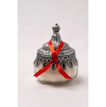 Svíčka Vonná svíčka Růže Sulejmana 120 g, vůně růže, olivový vosk, Oyasumi