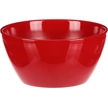 Stojan na květiny Autronic Obal na květiny - terakota, pr. 25 cm, barva červená - OBA100 RED-L