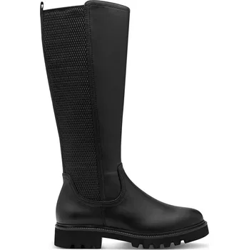 Dámské kozačky Dámské kozačky šíře H s gumou JANA 8-25666-45 001 černé #Velikost: 39