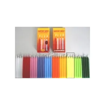 Dortová svíčka Svíčky dortové žluté